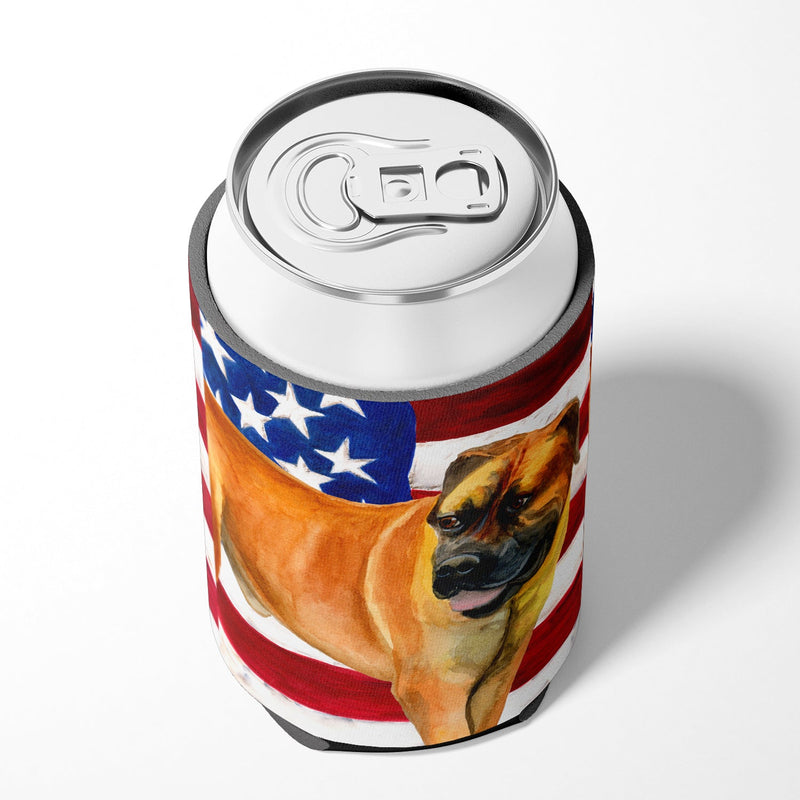 Boerboel Mastiff Patriotic Can or Bottle Hugger BB9646CC