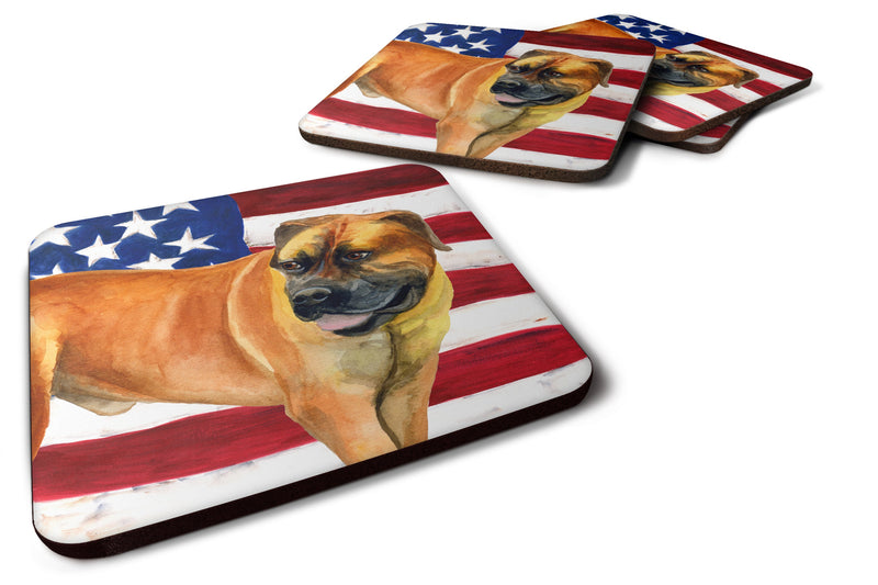 Boerboel Mastiff Patriotic Foam Coaster  BB9646FC