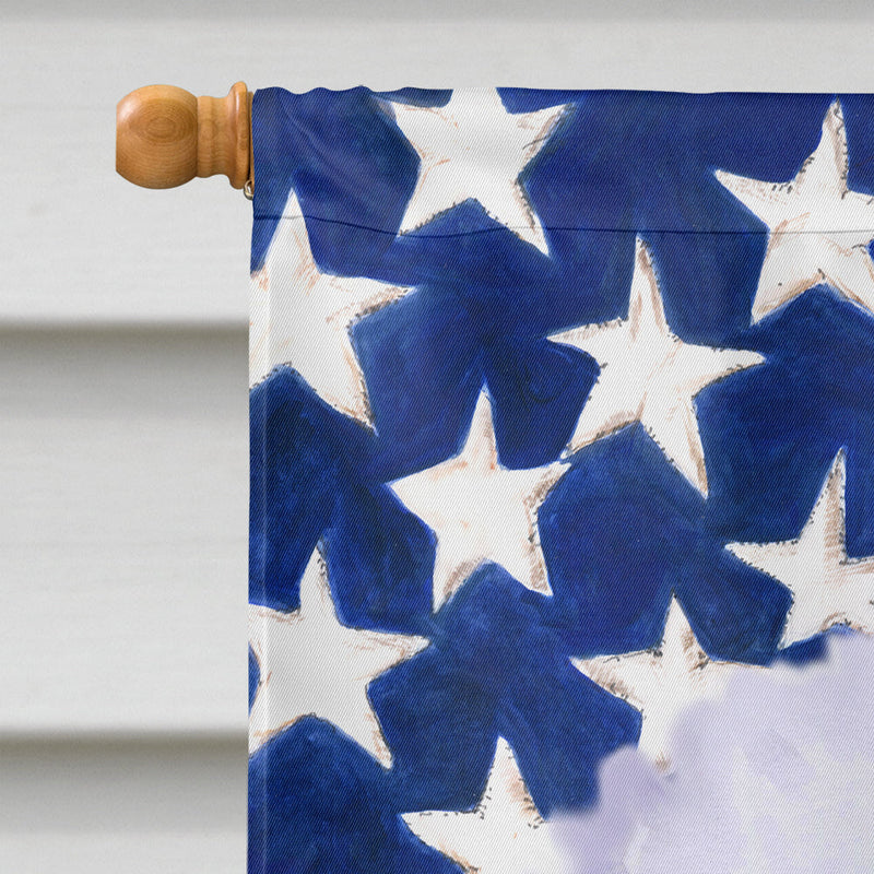 Bichon Frise Patriotic Flag Canvas House Size BB9648CHF