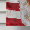 Cavalier Spaniel Patriotic House Flag 28x40 Porch Sleeve Pole Decorative Outside Yard Banner Artwork Wall Hanging, Polyester