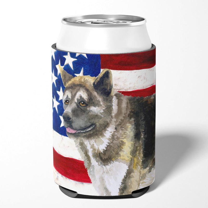 American Akita Patriotic Can or Bottle Hugger BB9669CC