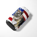 American Akita Patriotic Can or Bottle Hugger BB9669CC