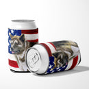 American Akita Patriotic Can or Bottle Hugger BB9669CC