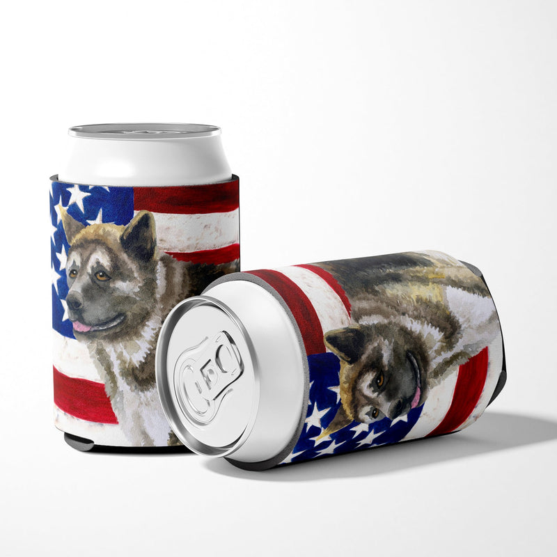 American Akita Patriotic Can or Bottle Hugger BB9669CC