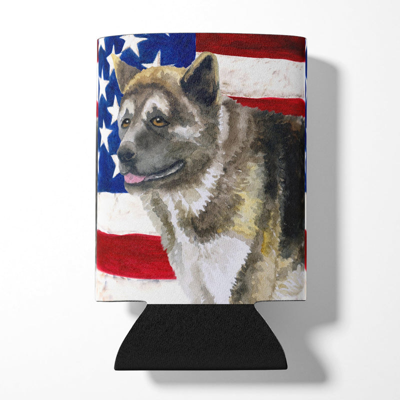 American Akita Patriotic Can or Bottle Hugger BB9669CC