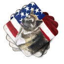 American Akita Patriotic Foam Coaster  BB9669FC