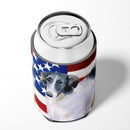 Borzoi Patriotic Can or Bottle Hugger BB9672CC
