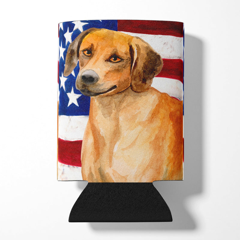 Rhodesian Ridgeback Patriotic Can or Bottle Hugger BB9676CC