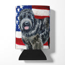 Black Russian Terrier Patriotic Can or Bottle Hugger BB9677CC