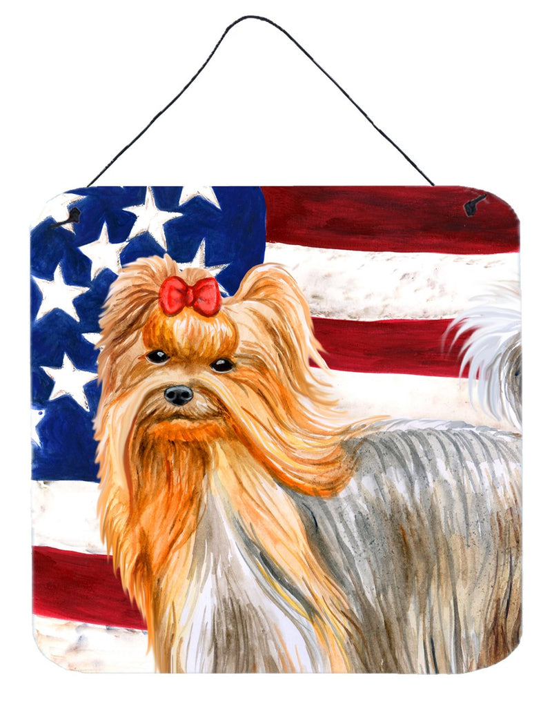 Yorkshire Terrier Patriotic Wall or Door Hanging Prints BB9685DS66