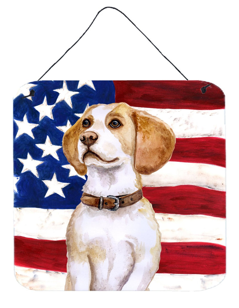 Beagle Patriotic Wall or Door Hanging Prints BB9686DS66