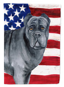 Cane Corso Patriotic House Flag 28x40 Porch Sleeve Pole Decorative Outside Yard Banner Artwork Wall Hanging, Polyester