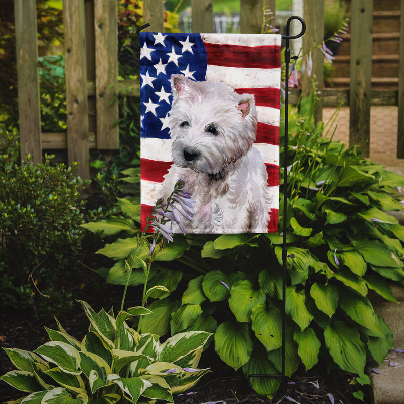 Westie Patriotic Garden Flag - Outdoor Decorative Yard Flag BB9701GF