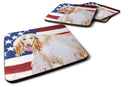 Afghan Hound Patriotic Foam Coaster  BB9702FC