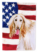 Afghan Hound Patriotic Garden Flag - Outdoor Decorative Yard Flag BB9702GF