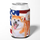 Akita Patriotic Can or Bottle Hugger BB9703CC