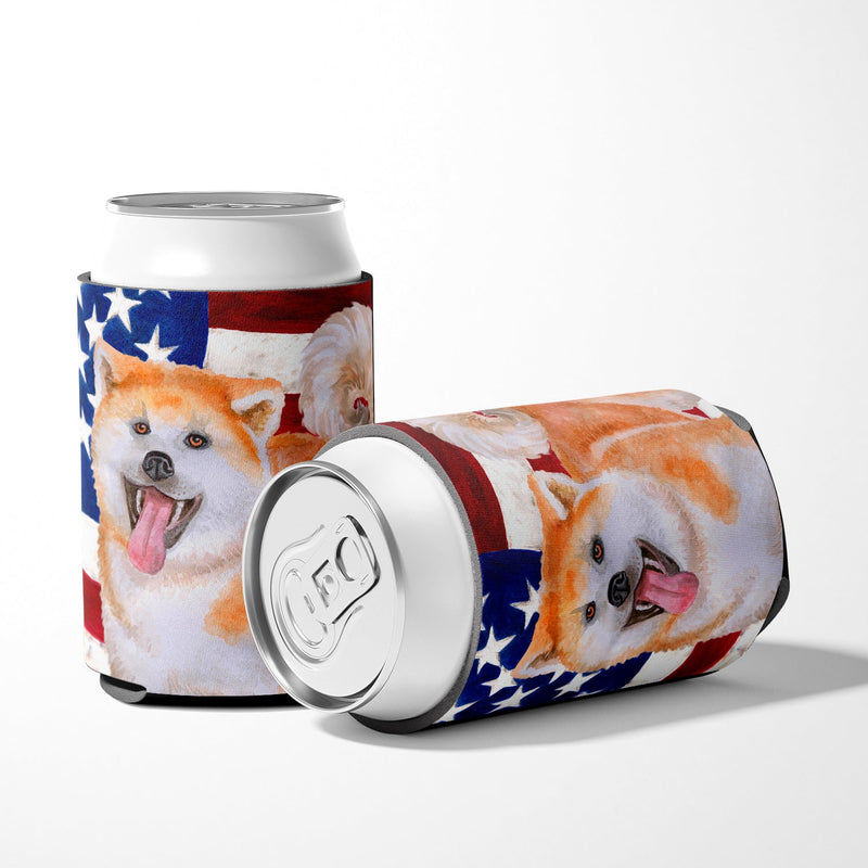 Akita Patriotic Can or Bottle Hugger BB9703CC