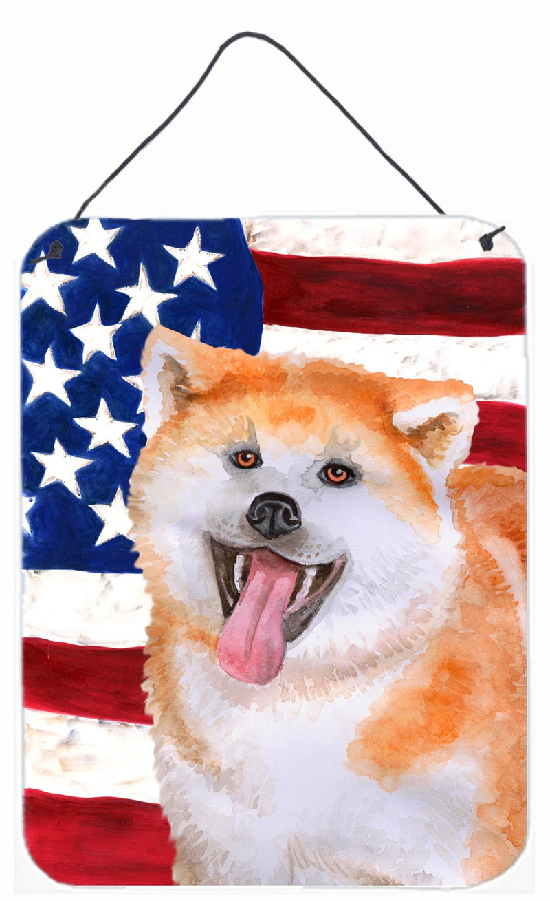 Akita Patriotic Wall or Door Hanging Prints BB9703DS1216