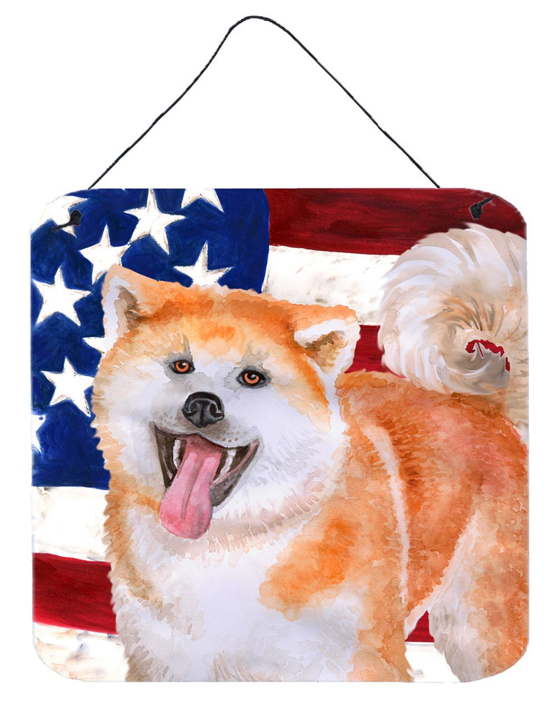 Akita Patriotic Wall or Door Hanging Prints BB9703DS66