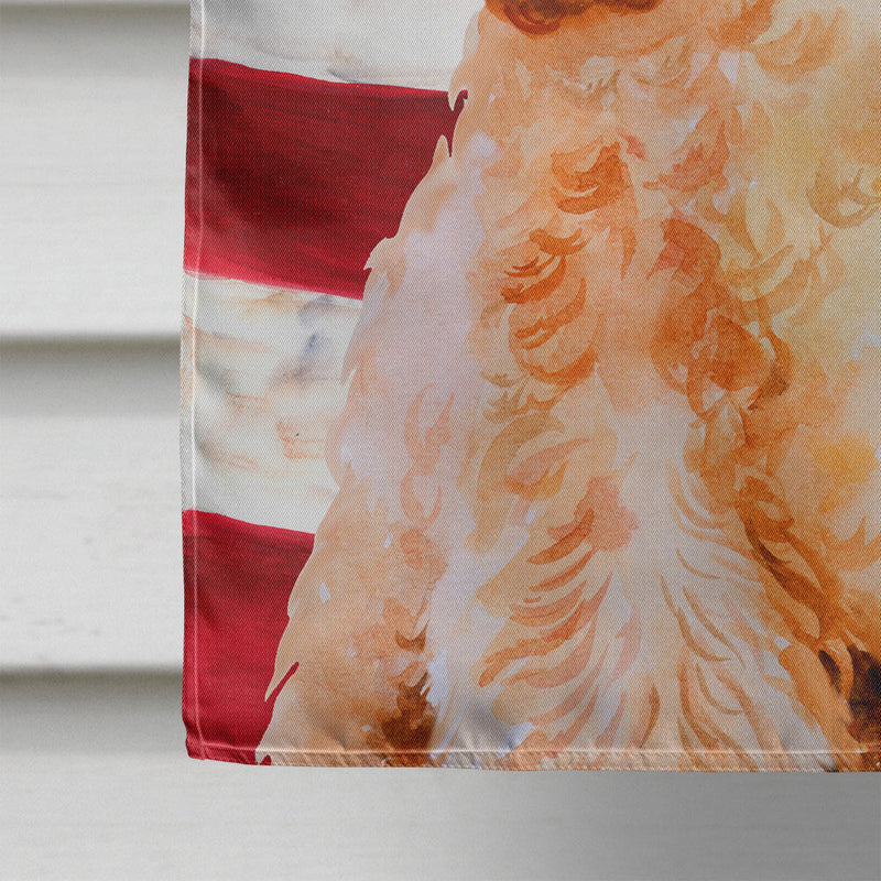 Cocker Spaniel Patriotic Flag Canvas House Size BB9706CHF