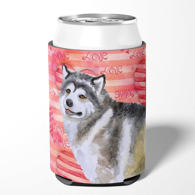 Alaskan Malamute Love Can or Bottle Hugger BB9725CC