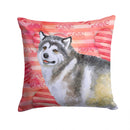 Alaskan Malamute Love Throw Pillow - 14x14 Decorative Pillow – Art for Your Home & Patio BB9725PW1414