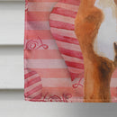 German Boxer Love Flag Canvas House Size BB9727CHF