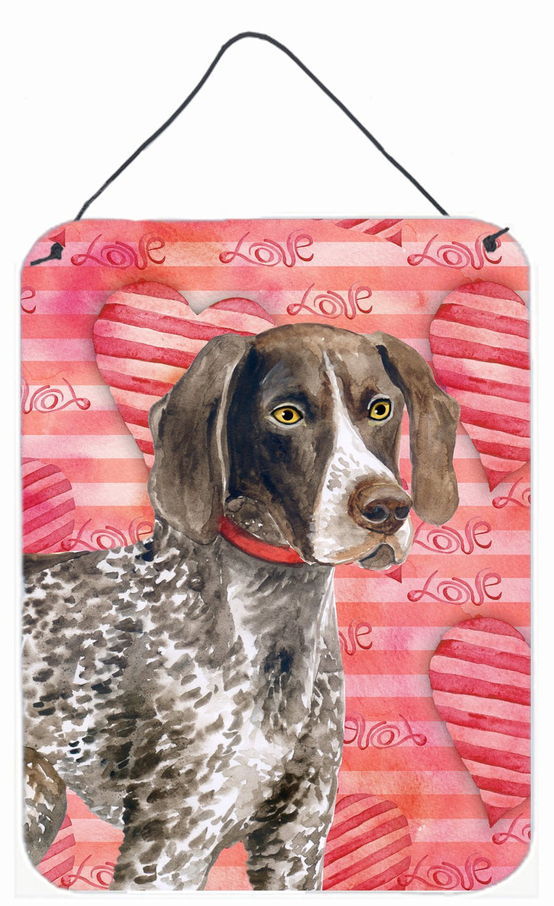 German Shorthaired Pointer Love Wall or Door Hanging Prints BB9728DS1216