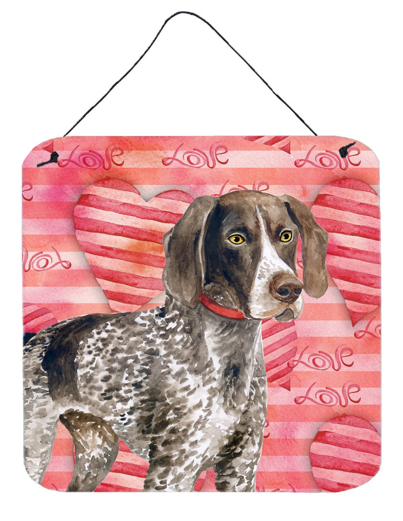 German Shorthaired Pointer Love Wall or Door Hanging Prints BB9728DS66