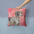 German Shorthaired Pointer Love Throw Pillow - 14x14 Decorative Pillow – Art for Your Home & Patio BB9728PW1414