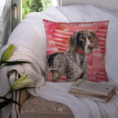 German Shorthaired Pointer Love Throw Pillow - 14x14 Decorative Pillow – Art for Your Home & Patio BB9728PW1414