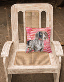 German Shorthaired Pointer Love Fabric Decorative Pillow BB9728PW1818