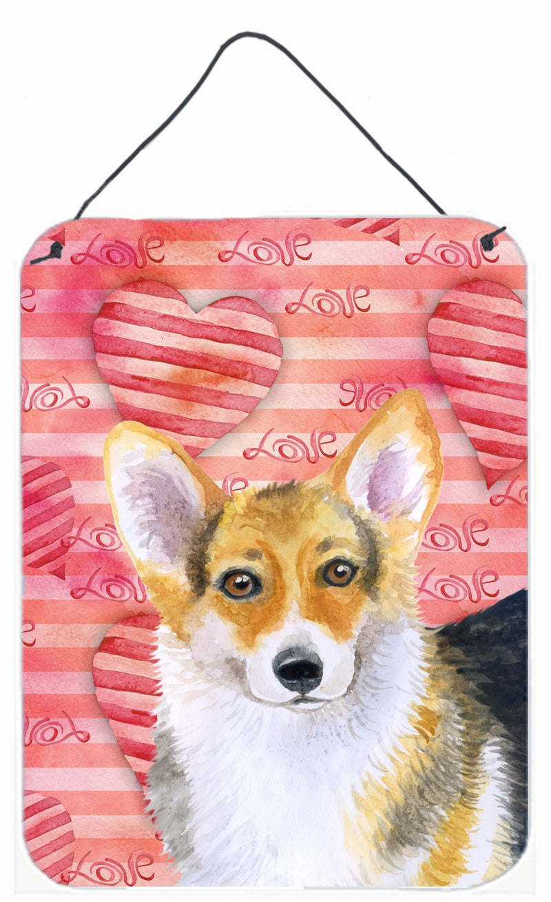 Pembroke Corgi Love Wall or Door Hanging Prints BB9729DS1216