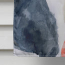 Harlequin Great Dane Love House Flag 28x40 Porch Sleeve Pole Decorative Outside Yard Banner Artwork Wall Hanging, Polyester