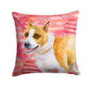 American Staffordshire Love Throw Pillow - 14x14 Decorative Pillow – Art for Your Home & Patio BB9731PW1414