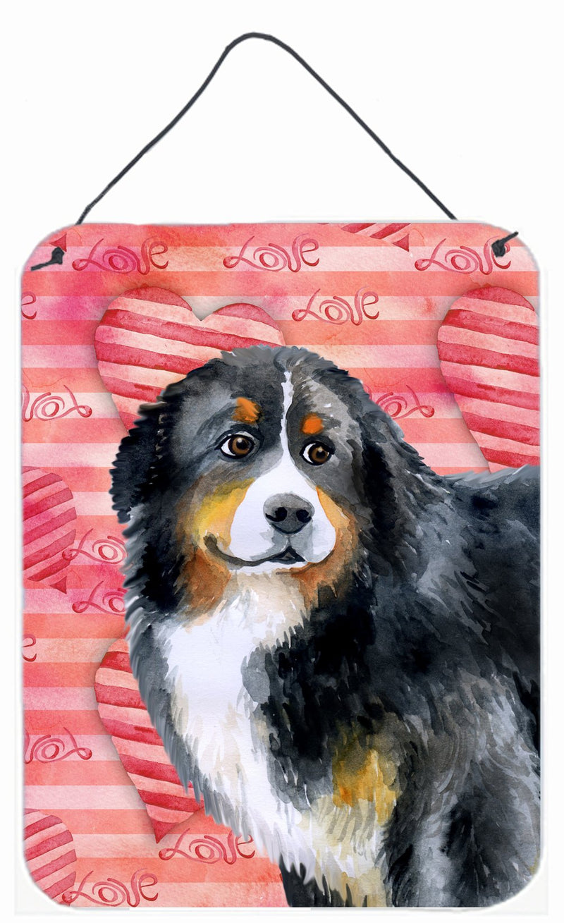 Bernese Mountain Dog Love Wall or Door Hanging Prints BB9732DS1216