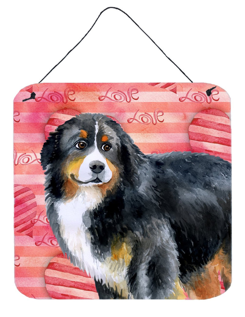 Bernese Mountain Dog Love Wall or Door Hanging Prints BB9732DS66