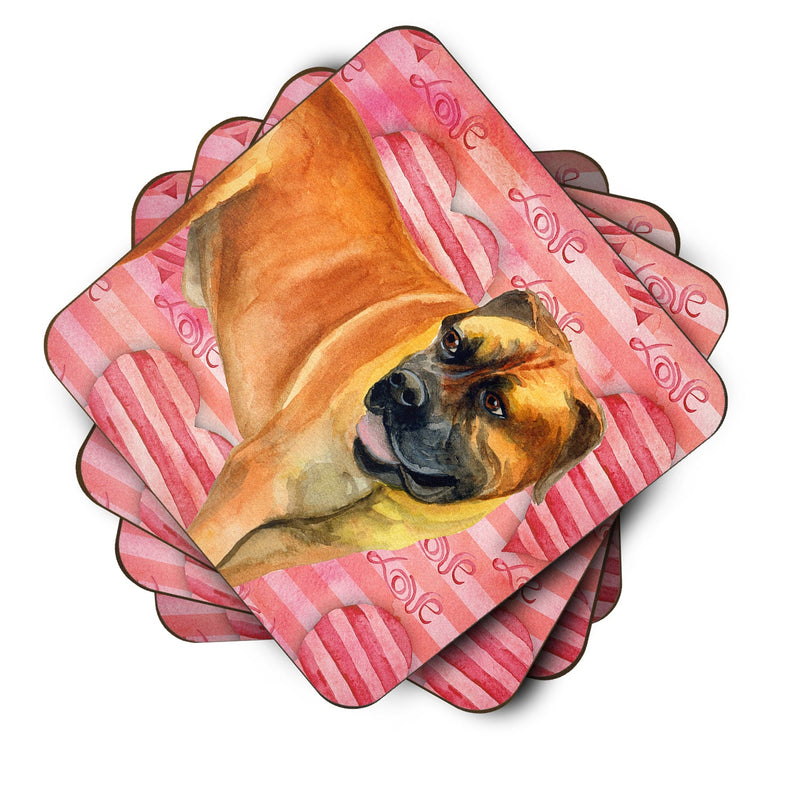 Boerboel Mastiff Love Foam Coaster Set of 4 BB9733FC