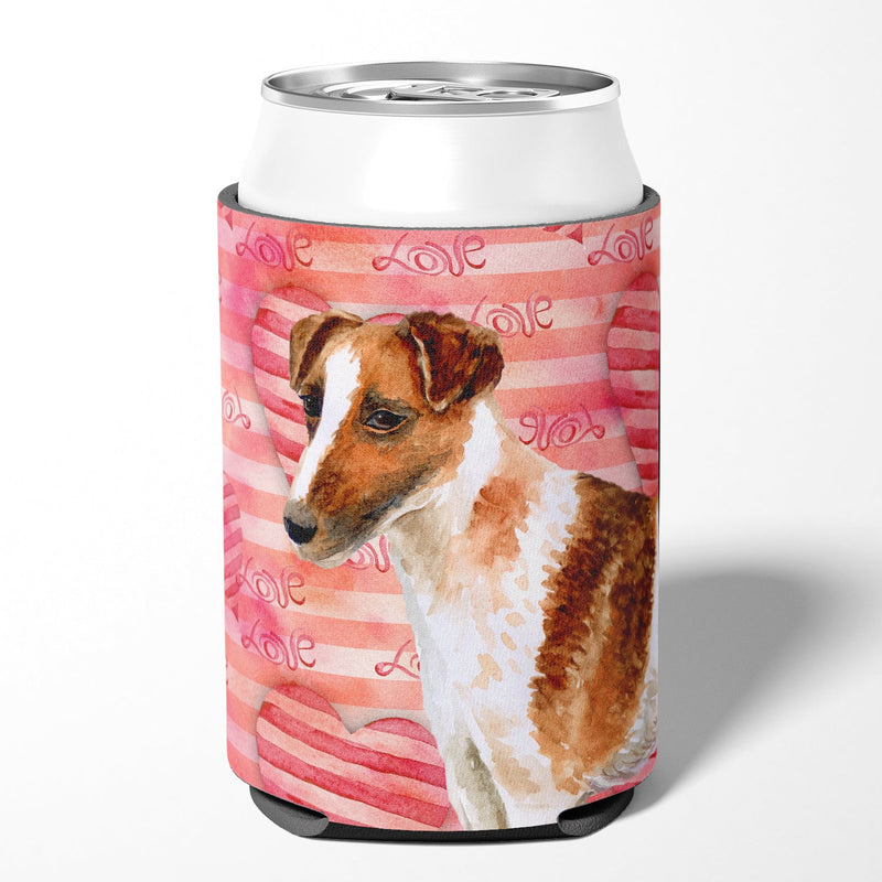 Smooth Fox Terrier Love Can or Bottle Hugger BB9734CC