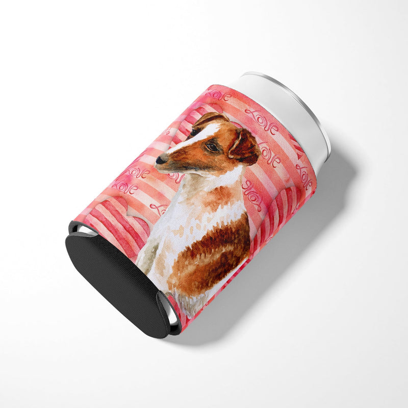 Smooth Fox Terrier Love Can or Bottle Hugger BB9734CC