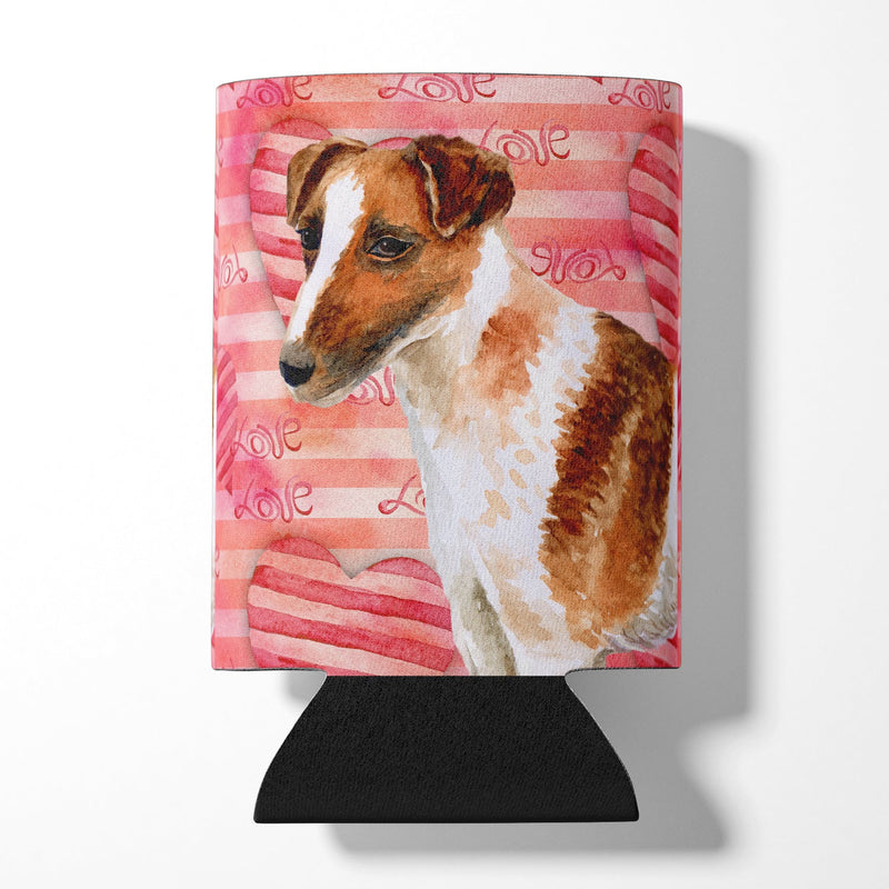 Smooth Fox Terrier Love Can or Bottle Hugger BB9734CC