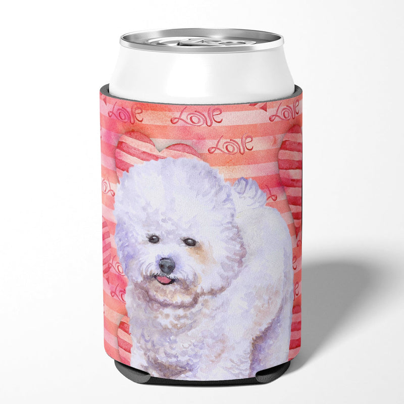 Bichon Frise Love Can or Bottle Hugger BB9735CC