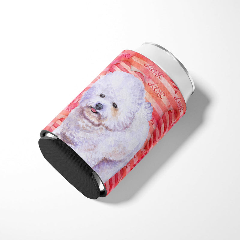 Bichon Frise Love Can or Bottle Hugger BB9735CC