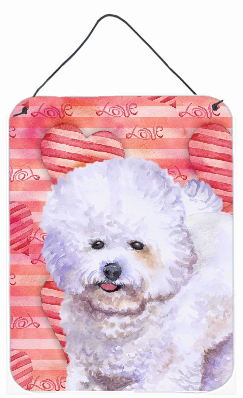 Bichon Frise Love Wall or Door Hanging Prints BB9735DS1216