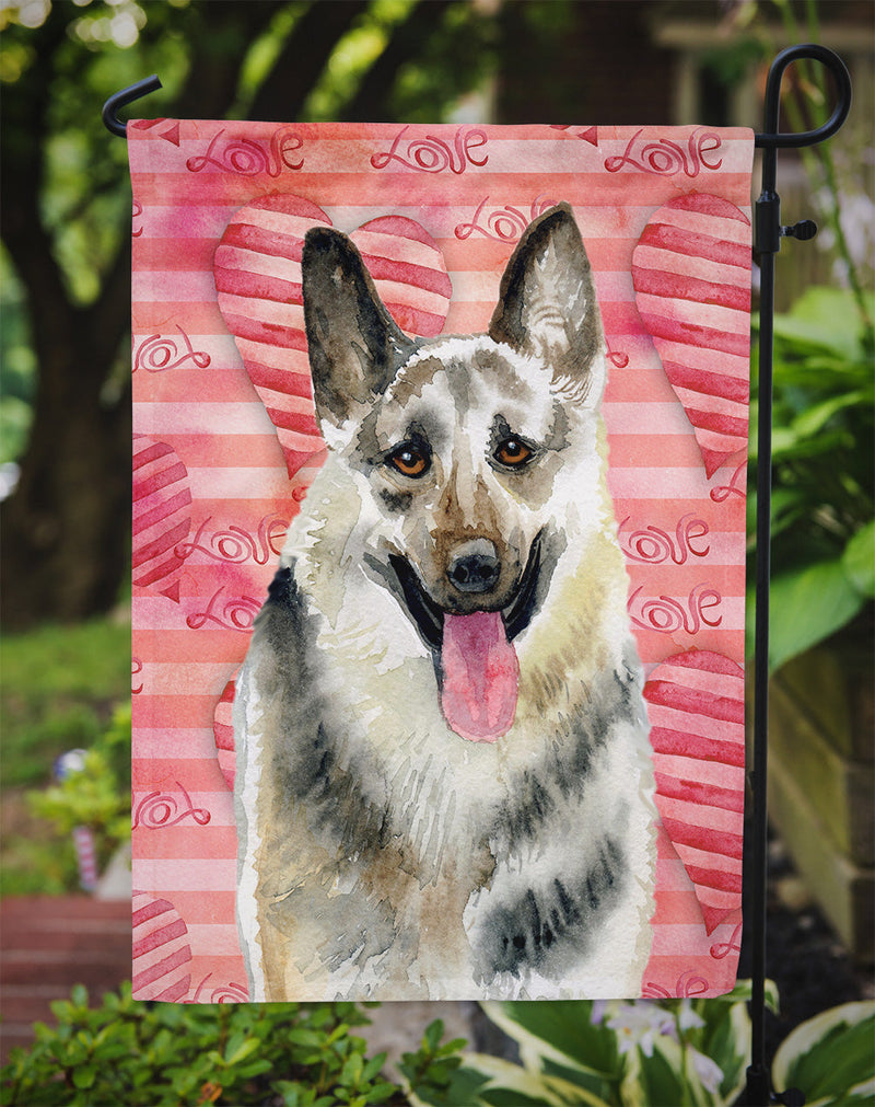 East-European Shepherd Love Garden Flag - Outdoor Decorative Yard Flag BB9736GF