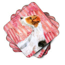 Fox Terrier Love Foam Coaster  BB9737FC