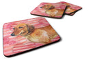Dachshund Love Foam Coaster  BB9739FC