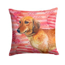 Dachshund Love Throw Pillow - 14x14 Decorative Pillow – Art for Your Home & Patio BB9739PW1414