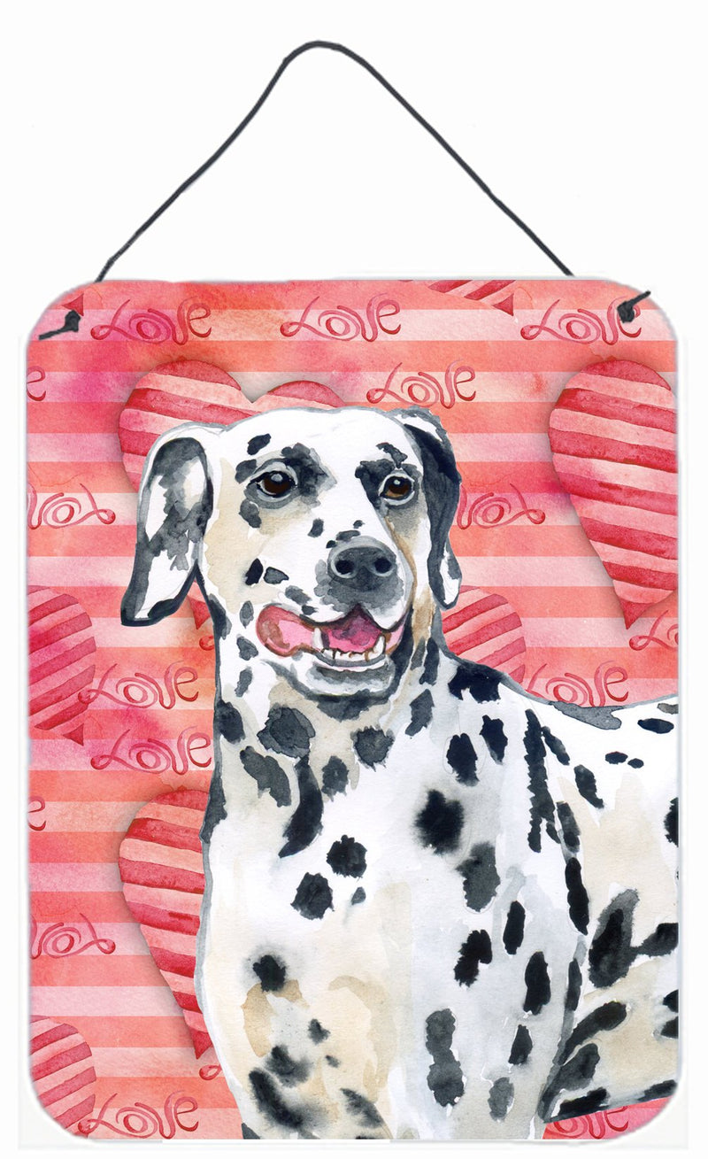 Dalmatian Love Wall or Door Hanging Prints BB9740DS1216