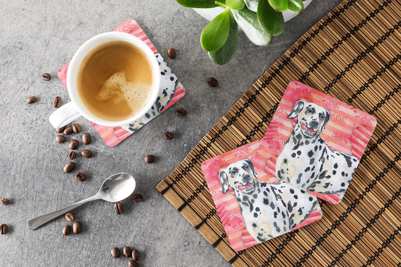 Dalmatian Love Foam Coaster  BB9740FC